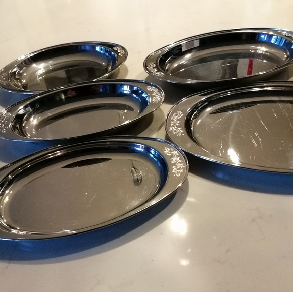Stainless steel serving dishes/trays - Picture 4 of 5